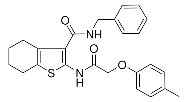 N-BENZYL-2-{[(4-METHYLPHENOXY)ACETYL]AMINO}-4,5,6,7-TETRAHYDRO-1-BENZOTHIOPHENE-3-CARBOXAMIDE AldrichCPR