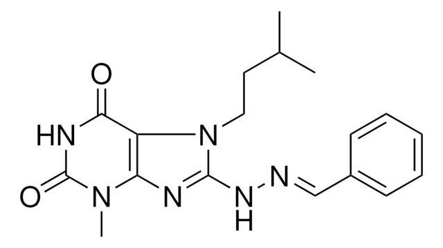 BENZALDEHYDE (7-ISOPENTYL-3-METHYL-2,6-DIOXO-2,3,6,7-TETRAHYDRO-1H-PURIN-8-YL)HYDRAZONE AldrichCPR