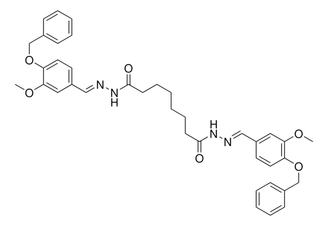 N'(1),N'(8)-BIS(4-(BENZYLOXY)-3-METHOXYBENZYLIDENE)OCTANEDIHYDRAZIDE AldrichCPR