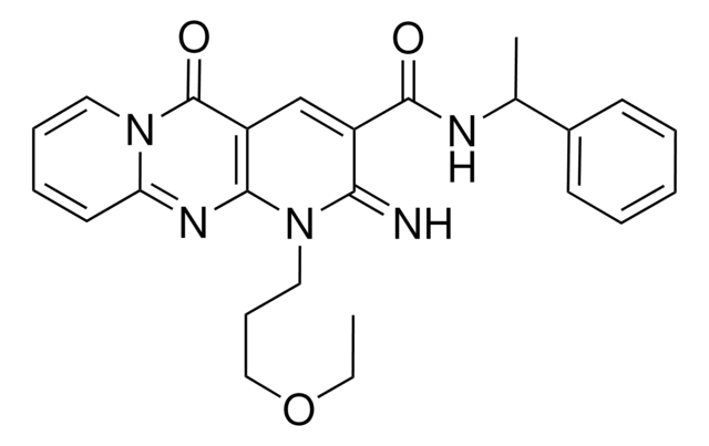 1-(3-ETHOXYPROPYL)-2-IMINO-5-OXO-N-(1-PHENYLETHYL)-1,5-DIHYDRO-2H-DIPYRIDO[1,2-A:2,3-D]PYRIMIDINE-3-CARBOXAMIDE AldrichCPR