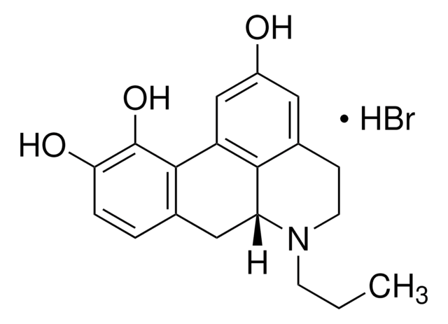 R(&#8722;)-2,10,11-Trihydroxy-N-propyl-noraporphine hydrobromide hydrate solid