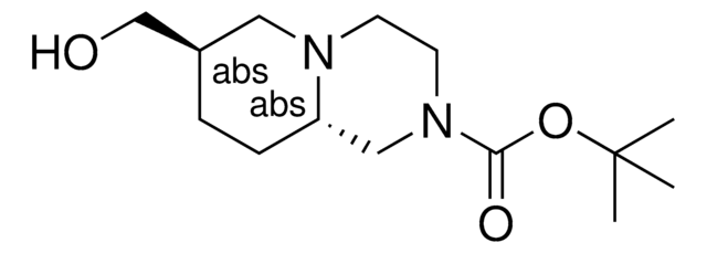 tert-Butyl (7R,9aS)-7-(hydroxymethyl)octahydro-2H-pyrido[1,2-a]pyrazine-2-carboxylate AldrichCPR