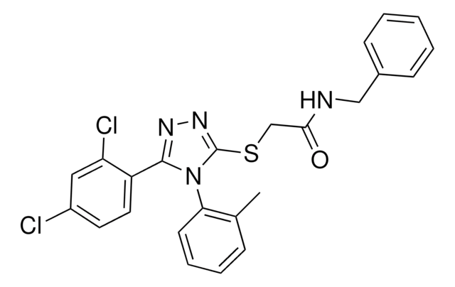 N-BENZYL-2-{[5-(2,4-DICHLOROPHENYL)-4-(2-METHYLPHENYL)-4H-1,2,4-TRIAZOL-3-YL]SULFANYL}ACETAMIDE AldrichCPR