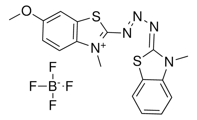 6-METHOXY-3-METHYL-2((3METHYL2BENZOTHIAZOLINYLIDENE)AMINOAZO)BENZOTHIAZOLIUM BF4 AldrichCPR