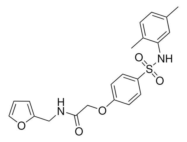 2-[4-(2,5-DIMETHYL-PHENYLSULFAMOYL)-PHENOXY]-N-FURAN-2-YLMETHYL-ACETAMIDE AldrichCPR