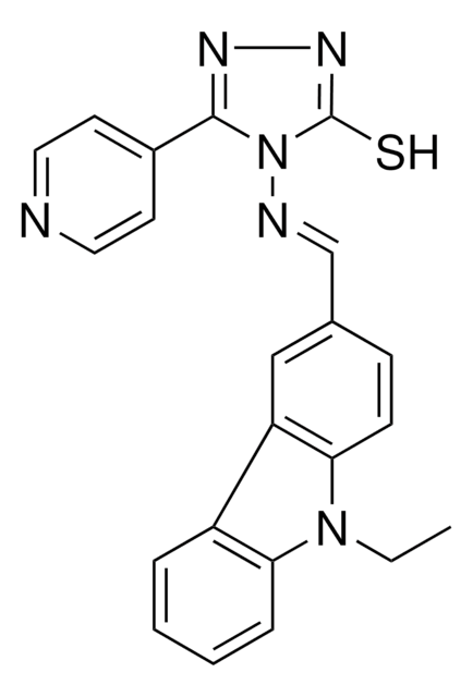 4-{[(E)-(9-ETHYL-9H-CARBAZOL-3-YL)METHYLIDENE]AMINO}-5-(4-PYRIDINYL)-4H-1,2,4-TRIAZOLE-3-THIOL AldrichCPR