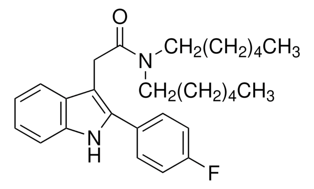 N,N-Dihexyl-2-(4-fluorophenyl)indole-3-acetamide