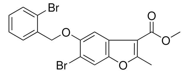 METHYL 6-BROMO-5-((2-BROMOBENZYL)OXY)-2-METHYL-1-BENZOFURAN-3-CARBOXYLATE AldrichCPR