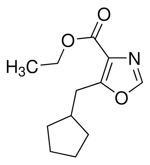 Ethyl 5-(cyclopentylmethyl)-1,3-oxazole-4-carboxylate AldrichCPR