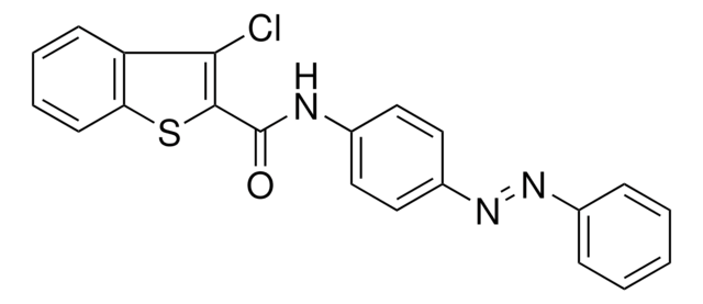 3-CHLORO-N-(4-(PHENYLDIAZENYL)PHENYL)-1-BENZOTHIOPHENE-2-CARBOXAMIDE AldrichCPR