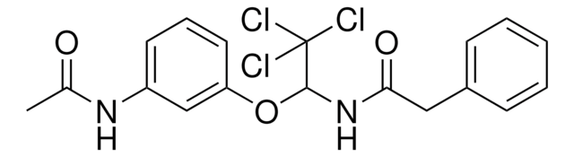 N-(1-(3-(ACETYLAMINO)PHENOXY)-2,2,2-TRICHLOROETHYL)-2-PHENYLACETAMIDE AldrichCPR