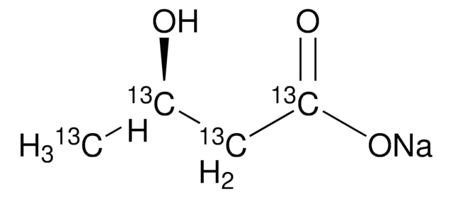 Sodium-D-3-hydroxybutyrate-13C4 endotoxin tested, 99 atom % 13C, 99% (CP)