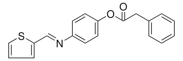 PHENYL-ACETIC ACID 4-((THIOPHEN-2-YLMETHYLENE)-AMINO)-PHENYL ESTER AldrichCPR