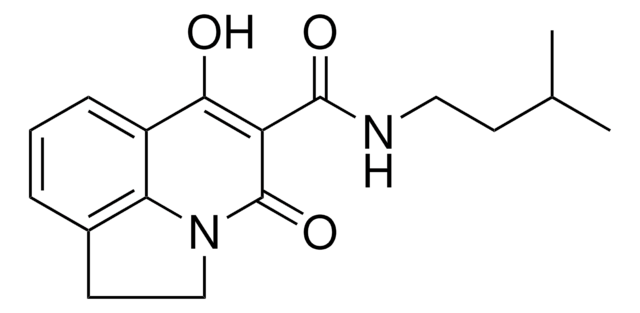 6-HO-N-ISOPENTYL-4-OXO-1,2-DIHYDRO-4H-PYRROLO(3,2,1-IJ)QUINOLINE-5-CARBOXAMIDE AldrichCPR