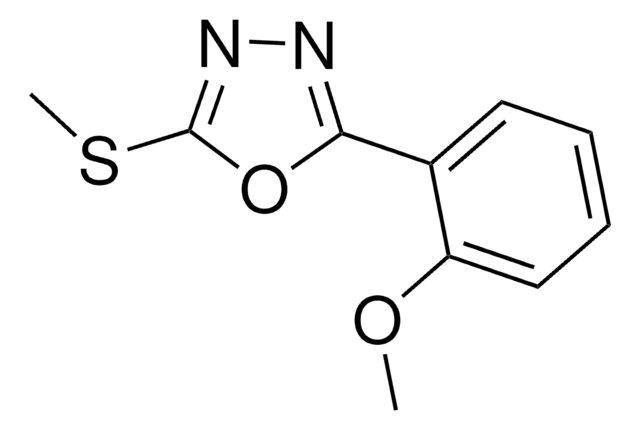 2-(2-METHOXYPHENYL)-5-(METHYLSULFANYL)-1,3,4-OXADIAZOLE AldrichCPR