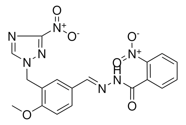 N'-(4-MEO-3-((3-NITRO-1H-1,2,4-TRIAZOL-1-YL)ME)BENZYLIDENE)2-NITROBENZOHYDRAZIDE AldrichCPR