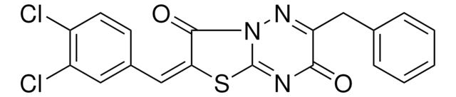 (2E)-6-BENZYL-2-(3,4-DICHLOROBENZYLIDENE)-7H-[1,3]THIAZOLO[3,2-B][1,2,4]TRIAZINE-3,7(2H)-DIONE AldrichCPR