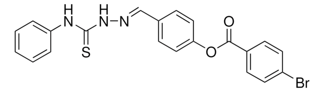 4-(2-(ANILINOCARBOTHIOYL)CARBOHYDRAZONOYL)PHENYL 4-BROMOBENZOATE AldrichCPR