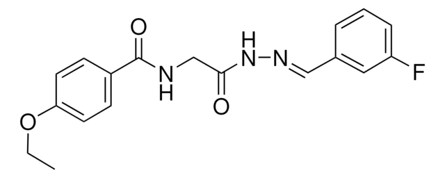 4-ETHOXY-N-(2-(2-(3-FLUOROBENZYLIDENE)HYDRAZINO)-2-OXOETHYL)BENZAMIDE ...