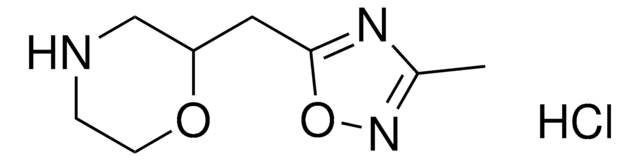 2-((3-Methyl-1,2,4-oxadiazol-5-yl)methyl)morpholine hydrochloride AldrichCPR