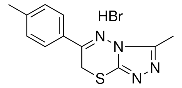 3-ME-6-(4-METHYLPHENYL)-7H-(1,2,4)TRIAZOLO(3,4-B)(1,3,4)THIADIAZINE HYDROBROMIDE AldrichCPR