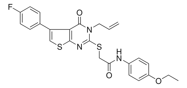 2-{[3-ALLYL-5-(4-FLUOROPHENYL)-4-OXO-3,4-DIHYDROTHIENO[2,3-D]PYRIMIDIN-2-YL]SULFANYL}-N-(4-ETHOXYPHENYL)ACETAMIDE AldrichCPR