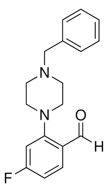 2-(4-BENZYL-1-PIPERAZINYL)-4-FLUOROBENZALDEHYDE AldrichCPR