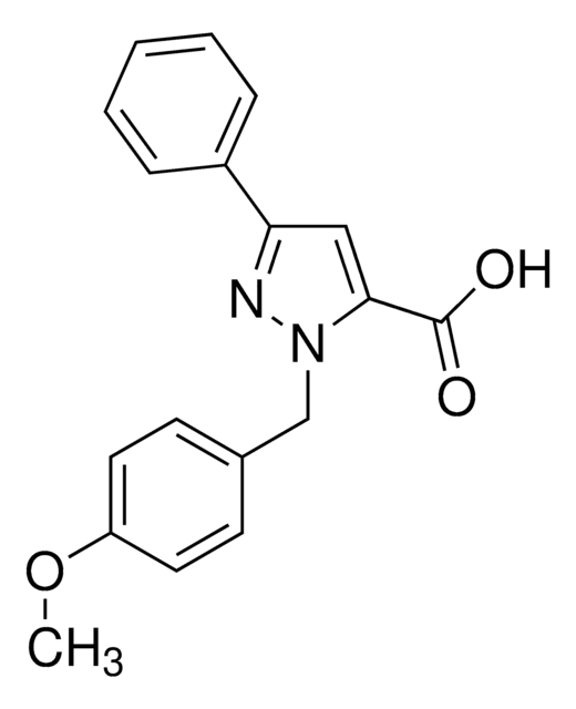 1-(4-Methoxybenzyl)-3-phenyl-1H-pyrazole-5-carboxylic acid AldrichCPR