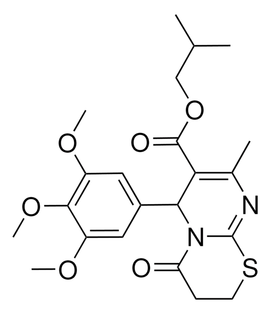 ISOBUTYL 8-METHYL-4-OXO-6-(3,4,5-TRIMETHOXYPHENYL)-3,4-DIHYDRO-2H,6H-PYRIMIDO[2,1-B][1,3]THIAZINE-7-CARBOXYLATE AldrichCPR