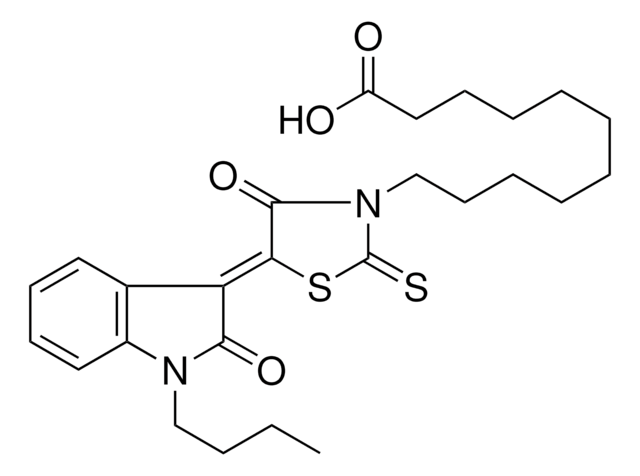 11-[(5Z)-5-(1-BUTYL-2-OXO-1,2-DIHYDRO-3H-INDOL-3-YLIDENE)-4-OXO-2-THIOXO-1,3-THIAZOLIDIN-3-YL]UNDECANOIC ACID AldrichCPR