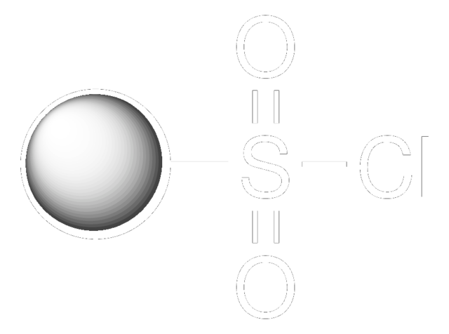 Sulfonyl chloride, polymer-bound 70-90&#160;mesh, extent of labeling: 2.5-3.0&#160;mmol/g loading, 8.5&#160;% cross-linked with divinylbenzene