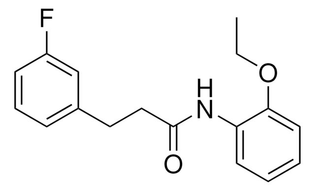 N-(2-ETHOXYPHENYL)-3-(3-FLUOROPHENYL)PROPANAMIDE AldrichCPR