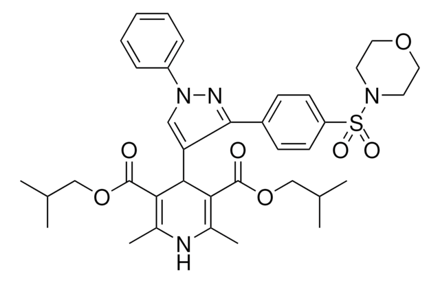 DIISOBUTYL 2,6-DIMETHYL-4-{3-[4-(4-MORPHOLINYLSULFONYL)PHENYL]-1-PHENYL-1H-PYRAZOL-4-YL}-1,4-DIHYDRO-3,5-PYRIDINEDICARBOXYLATE AldrichCPR