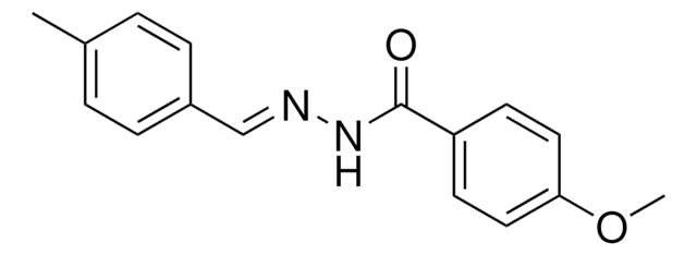 4-METHOXY-N'-(4-METHYLBENZYLIDENE)BENZOHYDRAZIDE AldrichCPR