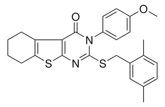 2-[(2,5-DIMETHYLBENZYL)SULFANYL]-3-(4-METHOXYPHENYL)-5,6,7,8-TETRAHYDRO[1]BENZOTHIENO[2,3-D]PYRIMIDIN-4(3H)-ONE AldrichCPR