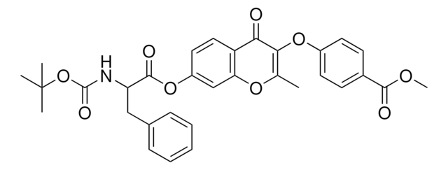 METHYL 4-{[7-({2-[(TERT-BUTOXYCARBONYL)AMINO]-3-PHENYLPROPANOYL}OXY)-2-METHYL-4-OXO-4H-CHROMEN-3-YL]OXY}BENZOATE AldrichCPR