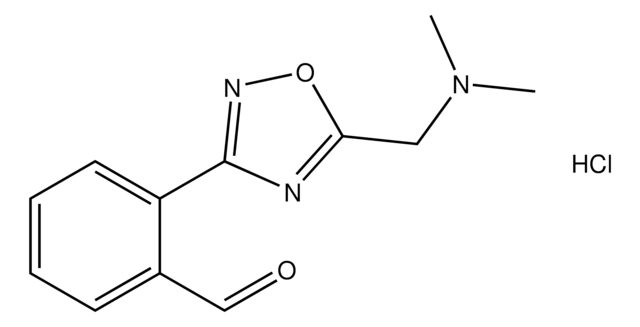 2-(5-((Dimethylamino)methyl)-1,2,4-oxadiazol-3-yl)benzaldehyde hydrochloride AldrichCPR