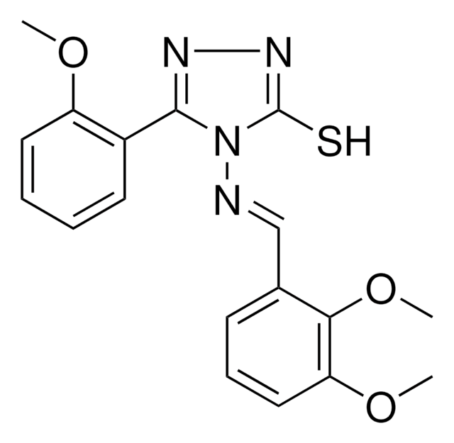 4-{[(E)-(2,3-DIMETHOXYPHENYL)METHYLIDENE]AMINO}-5-(2-METHOXYPHENYL)-4H-1,2,4-TRIAZOLE-3-THIOL AldrichCPR