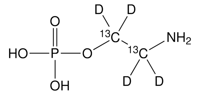 O-ホスホリルエタノールアミン-1,2-13C2-1,1,2,2-d4 99 atom % 13C, 98 atom % D, 97% (CP)