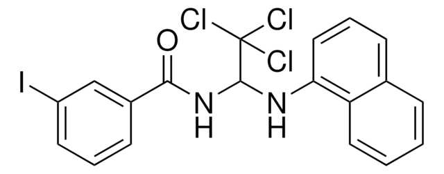 3-IODO-N-(2,2,2-TRICHLORO-1-(1-NAPHTHYLAMINO)ETHYL)BENZAMIDE AldrichCPR