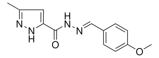 N'-(4-METHOXYBENZYLIDENE)-3-METHYL-1H-PYRAZOLE-5-CARBOHYDRAZIDE AldrichCPR