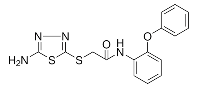 2-(5-AMINO-(1,3,4)THIADIAZOL-2-YLSULFANYL)-N-(2-PHENOXY-PHENYL)-ACETAMIDE AldrichCPR