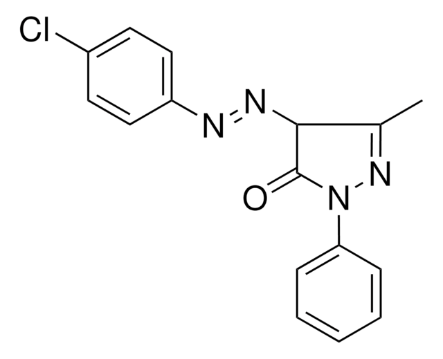 4-((4-CHLOROPHENYL)DIAZENYL)-5-METHYL-2-PHENYL-2,4-DIHYDRO-3H-PYRAZOL-3-ONE AldrichCPR