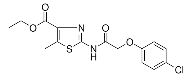 ETHYL 2-(((4-CHLOROPHENOXY)ACETYL)AMINO)-5-METHYL-1,3-THIAZOLE-4-CARBOXYLATE AldrichCPR