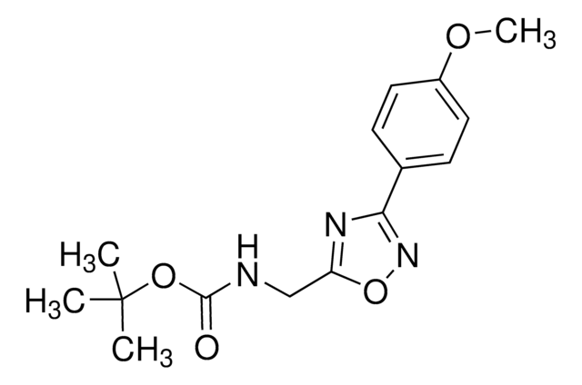 tert-Butyl [3-(4-methoxyphenyl)-1,2,4-oxadiazol-5-yl]methylcarbamate AldrichCPR