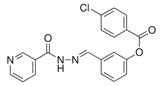 3-(2-(3-PYRIDINYLCARBONYL)CARBOHYDRAZONOYL)PHENYL 4-CHLOROBENZOATE AldrichCPR