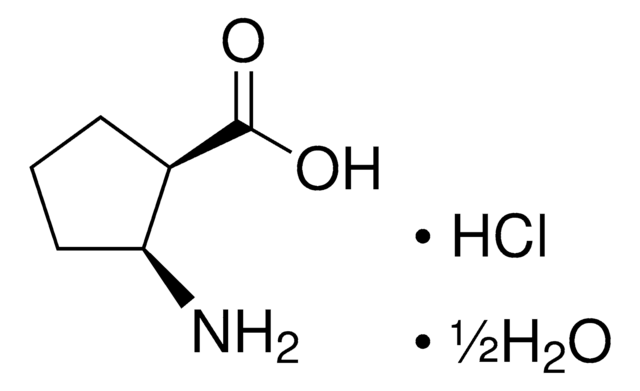 (1R,2S)-(&#8722;)-2-Amino-1-cyclopentanecarboxylic acid hydrochloride hemihydrate 98.0-102.0% (calc. on dry substance, AT)