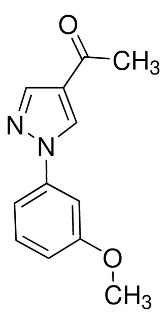 1-[1-(3-Methoxyphenyl)-1H-pyrazol-4-yl]ethanone AldrichCPR