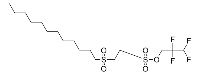 2-(DODECANE-1-SULFONYL)-ETHANESULFONIC ACID 2,2,3,3-TETRAFLUORO-PROPYL ESTER AldrichCPR