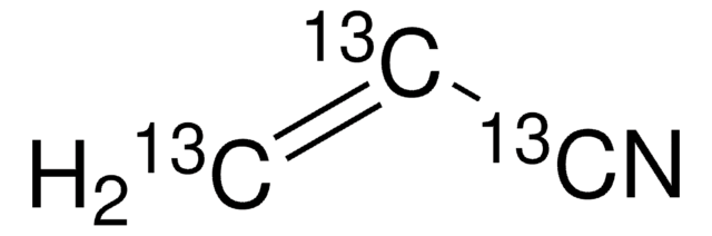 Acrylonitril-13C3 &#8805;99 atom % 13C, &#8805;99% (CP), contains hydroquinone as stabilizer